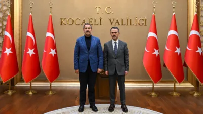 AK Parti Kocaeli Milletvekili Cemil Yaman, Vali İlhami Aktaş&rsquo;ı ziyaret
