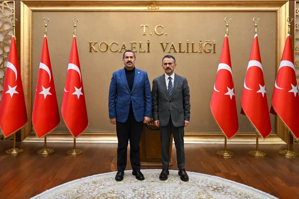 AK Parti Kocaeli Milletvekili Cemil Yaman, Vali İlhami Aktaş&rsquo;ı ziyaret