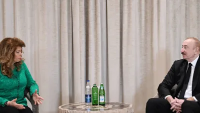 Azerbaycan Cumhuriyeti Cumhurbaşkanı İlham Aliyev, 14 Şubat tarihinde M&uuml;nih'te Bulgaristan
