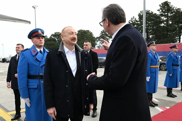 Azerbaycan Cumhurbaşkanı İlham Aliyev, Sırbistan'a ger&ccedil;ekleştirdiği resmi ziyareti tamamladı.&nbsp; Cumhurbaşkanı