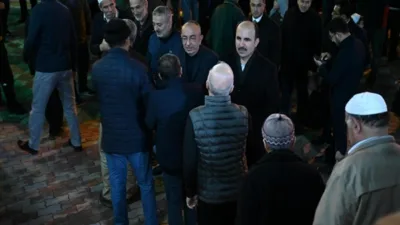 İlk teravih namazı, Ebu Eyy&ucirc;b el-Ensari Camii&rsquo;nde eda edildi. Namazın