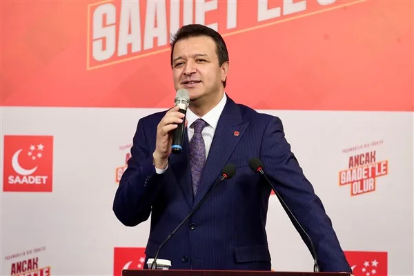 Saadet Partisi Genel Başkanı Arıkan, partisinin Antalya İl Teşkilatı tarafından,