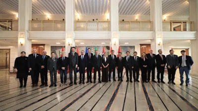Heyet, İBB Başkanvekili Nuri Aslan tarafından Sara&ccedil;hane&rsquo;de ağırlandı. Ekrem İmamoğlu&rsquo;nun