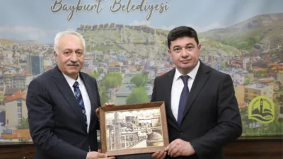 Azerbaycan Kars Başkonsolosu Zamin Aliyev ve Başkonsolos Yardımcısı Samir Guliyev