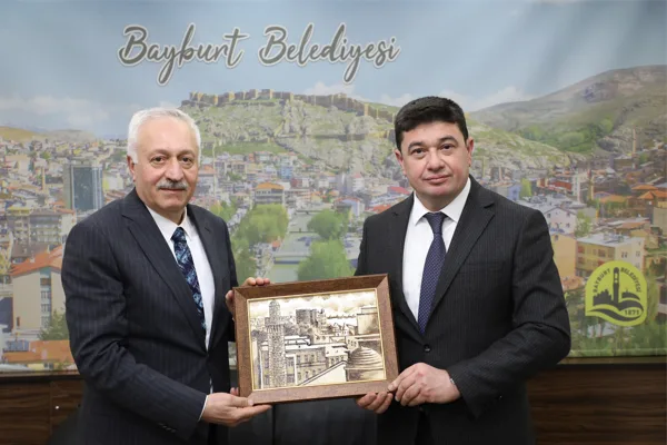 Azerbaycan Kars Başkonsolosu Zamin Aliyev ve Başkonsolos Yardımcısı Samir Guliyev