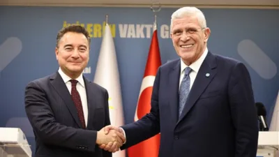 G&ouml;r&uuml;şmede İYİ Parti y&ouml;neticileri Enver Yılmaz, Osman Ert&uuml;rk &Ouml;zel ve