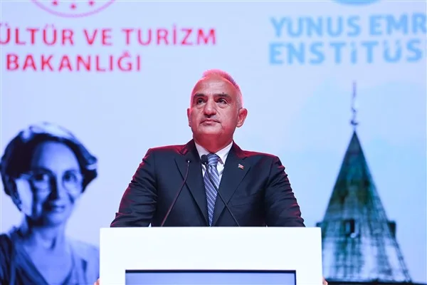 K&uuml;lt&uuml;r ve Turizm Bakanı Ersoy&rsquo;un konuşmasından bazı satır başları ş&ouml;yle: