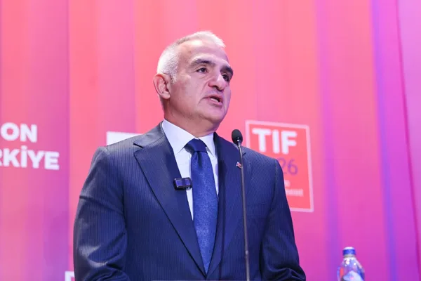 K&uuml;lt&uuml;r ve Turizm Bakanı Ersoy&rsquo;un konuşmasından bazı satır başları ş&ouml;yle: