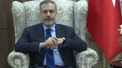 Dışişleri Bakanlığı tarafından Dışişleri Bakanı Fidan'ın, Ukrayna Milli G&uuml;venlik ve