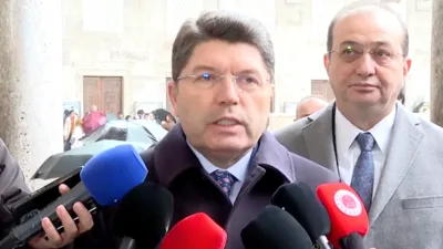 Adalet Bakanı Yılmaz Tun&ccedil;, Ahmet Minguzzi&rsquo;nin vefatının birinci yıl d&ouml;n&uuml;m&uuml;nde