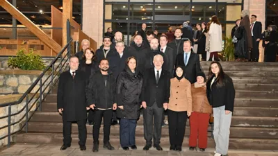 Isparta Belediye Başkanı Ş&uuml;kr&uuml; Başdeğirmen ve eşi Şadiye Başdeğirmen, belediye
