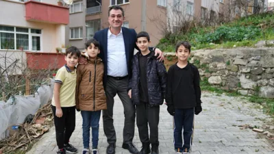 Giresun Belediye Başkanı Fuat K&ouml;se, mahalle denetimleri kapsamında Osmaniye Mahallesi