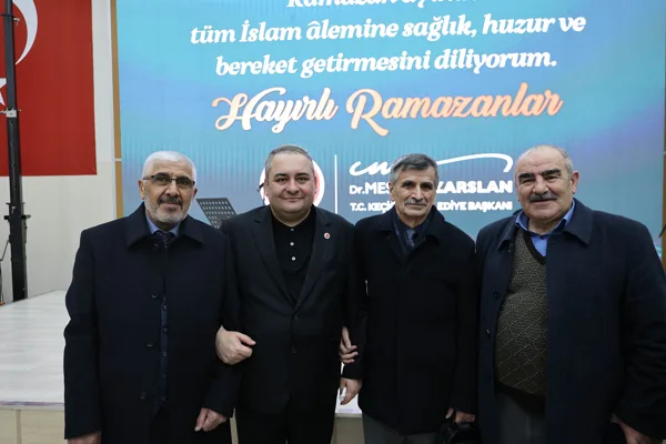 Programda davetlilere hitap eden Ke&ccedil;i&ouml;ren Belediye Başkanı Mesut &Ouml;zarslan, Erzurumlularla