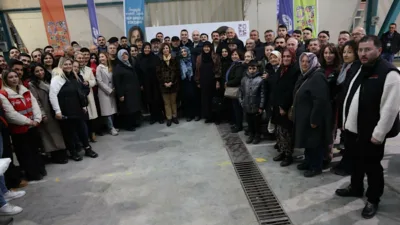 İn&ouml;n&uuml; Kapalı Pazar Yeri&rsquo;nde iftar programı d&uuml;zenlendi. Program kapsamında il&ccedil;e