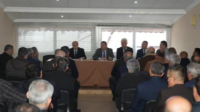 Milas Belediye Başkanı Topuz, il&ccedil;ede g&ouml;rev yapan muhtarlarla Milas Muhtarlar