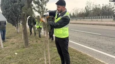 Batman'da &ccedil;evre ve ağa&ccedil;landırma &ccedil;alışmalarına katkı sunan Yeşil Kuşak Projesi