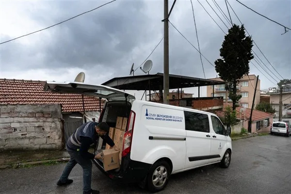 Sosyal Yardım Takip Sistemi&rsquo;ne kayıtlı haneler i&ccedil;in hazırlanan yardım paketlerinde