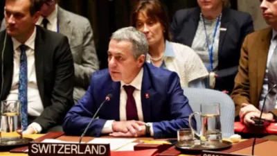 İsvi&ccedil;re Dışişleri Bakanı Ignazio Cassis, Cenevre'de d&uuml;zenlenen İnsan Hakları Konseyi'nin