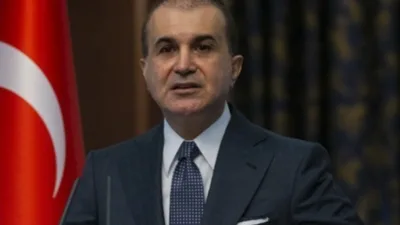 AK Parti S&ouml;zc&uuml;s&uuml; &Ouml;mer &Ccedil;elik,&nbsp;Eskişehir Mihalgazi Belediye Başkanı Zeynep Akg&uuml;n&rsquo;e
