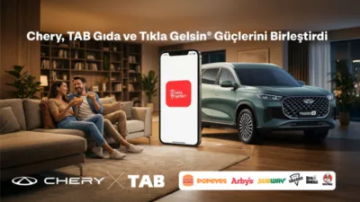 Chery, TAB Gıda ve Tıkla Gelsin, dijital ve fiziksel temas