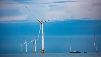 &Ccedil;in&rsquo;de ge&ccedil;en yıl r&uuml;zgar ve g&uuml;neş enerjisinden elde edilen elektrik
