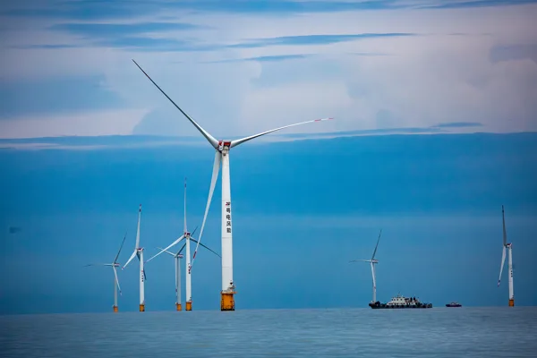 &Ccedil;in&rsquo;de ge&ccedil;en yıl r&uuml;zgar ve g&uuml;neş enerjisinden elde edilen elektrik