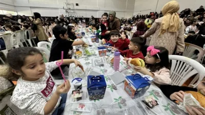 &Ccedil;orum Belediyesi, Ramazan ayı kapsamında &ccedil;ocuklara y&ouml;nelik Tekne Orucu İftar