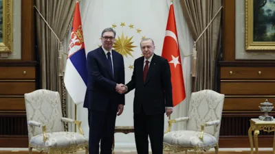 Cumhurbaşkanı Recep Tayyip Erdoğan, T&uuml;rkiye&rsquo;ye ziyarette bulunan Sırbistan Cumhurbaşkanı Aleksandar