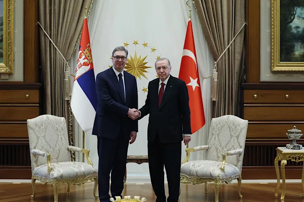 Cumhurbaşkanı Recep Tayyip Erdoğan, T&uuml;rkiye&rsquo;ye ziyarette bulunan Sırbistan Cumhurbaşkanı Aleksandar