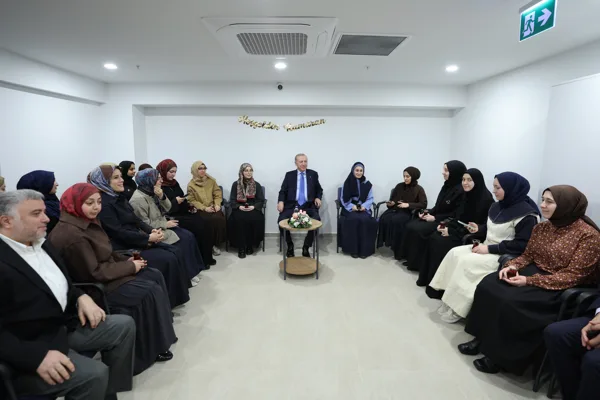 Cumhurbaşkanı Erdoğan, Marmara &Uuml;niversitesi İlahiyat Fak&uuml;ltesi Vakfı Ayşe Eren Y&uuml;ksek&ouml;ğrenim