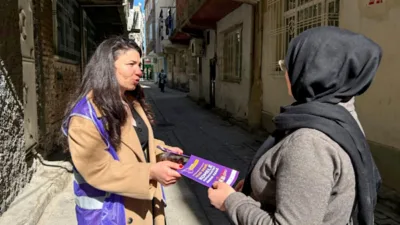 Diyarbakır'da &nbsp;8 Mart D&uuml;nya Emek&ccedil;i Kadınlar G&uuml;n&uuml; kapsamında Bağlar il&ccedil;esinde