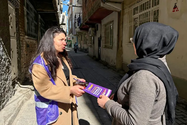 Diyarbakır'da &nbsp;8 Mart D&uuml;nya Emek&ccedil;i Kadınlar G&uuml;n&uuml; kapsamında Bağlar il&ccedil;esinde