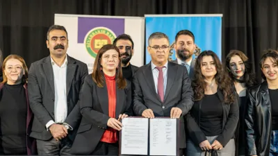 Diyarbakır B&uuml;y&uuml;kşehir Belediyesi Eşbaşkanları Serra Bucak ve Doğan Hatun ile