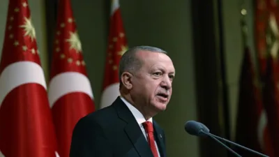 Cumhurbaşkanı Erdoğan'ın konuşmasından bazı satır başları ş&ouml;yle: "T&uuml;rk Silahlı Kuvvetlerimizin