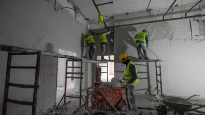 İzmir B&uuml;y&uuml;kşehir Belediyesi Fen İşleri Dairesi Başkanlığı tarafından y&uuml;r&uuml;t&uuml;len &ccedil;alışmalar