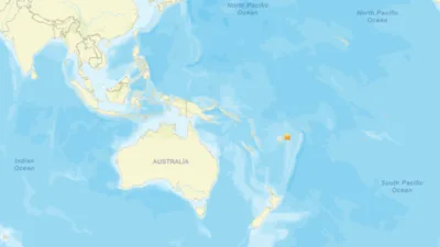 Amerika Birleşik Devletleri Jeoloji Araştırmaları Kurumu&rsquo;nun (USGS) verilerine g&ouml;re, Fiji'nin