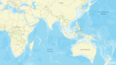 Amerika Birleşik Devletleri Jeoloji Araştırmaları Kurumu&rsquo;nun (USGS) verilerine g&ouml;re, Filipinler'deki