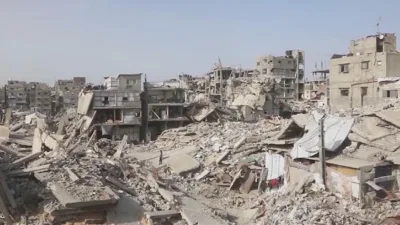 CCTV&rsquo;nin haberine g&ouml;re; Gazze&rsquo;deki sağlık makamları tarafından Pazartesi g&uuml;n&uuml; yapılan