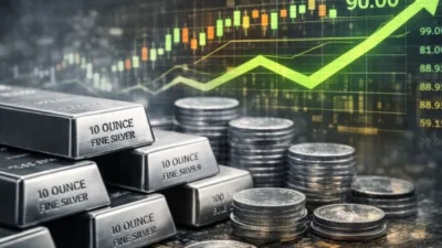 Son artışlarla, ons başına 90 dolar sınırına ulaşan beyaz metal,