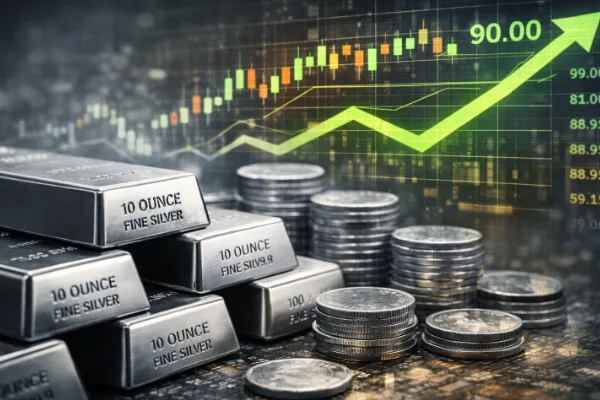 Son artışlarla, ons başına 90 dolar sınırına ulaşan beyaz metal,