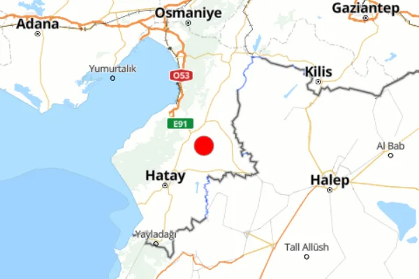 Boğazi&ccedil;i &Uuml;niversitesi Kandilli Rasathanesi ve Deprem Araştırma Enstit&uuml;s&uuml; (KRDAE) verilerine