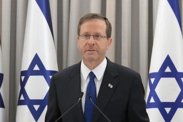 İsrail Cumhurbaşkanı Isaac Herzog, 1. Piyade T&uuml;meni subay okulunun (Bahad
