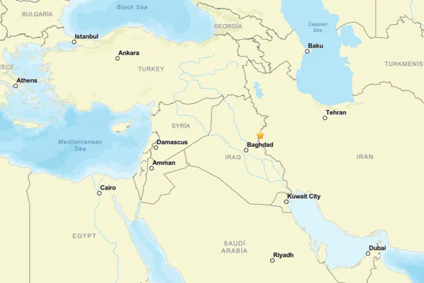 Amerika Birleşik Devletleri Jeoloji Araştırmaları Kurumu&rsquo;nun (USGS) verilerine g&ouml;re, İran&rsquo;da