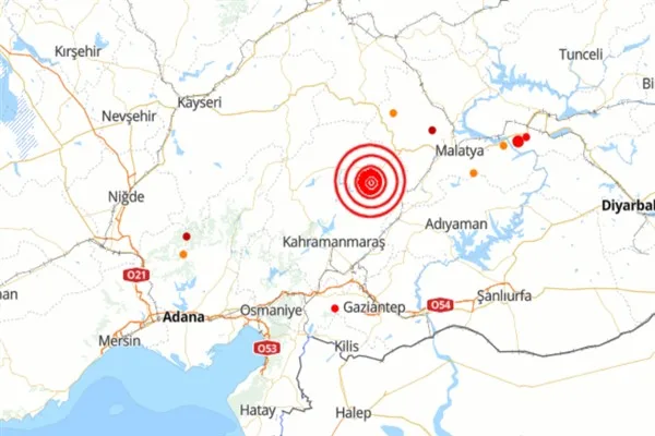 Boğazi&ccedil;i &Uuml;niversitesi Kandilli Rasathanesi ve Deprem Araştırma Enstit&uuml;s&uuml; (KRDAE) verilerine