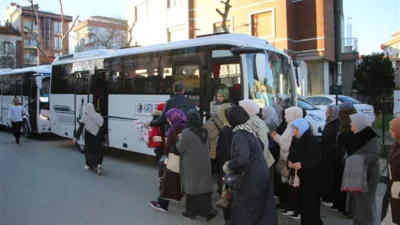 Kartal Belediyesi tarafından Ramazan ayı kapsamında organize edilen inan&ccedil; turlarının