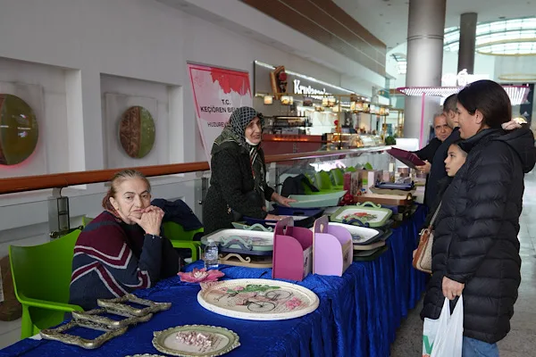 Ke&ccedil;i&ouml;ren Belediyesi b&uuml;nyesindeki konukevinde 3 yıldır devam eden ahşap boyama