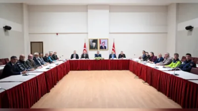 İl genelindeki spor m&uuml;sabakalarında alınacak g&uuml;venlik tedbirlerinin yanı sıra koordinasyon
