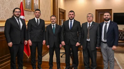 İlk ziyarette TMMOB Makina M&uuml;hendisleri Odası Kocaeli Şube Başkanlığına se&ccedil;ilen