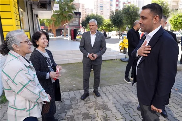 &Ccedil;ukurova Belediye Başkanı Emrah Kozay, il&ccedil;ede başlatılan saha programı kapsamında