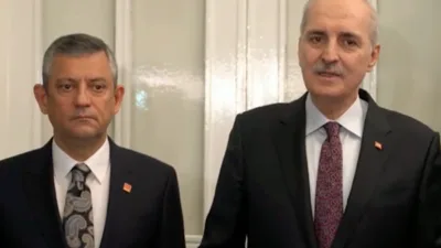 TBMM Başkanı Kurtulmuş, CHP Genel Başkanı &Ouml;zg&uuml;r &Ouml;zel ile ger&ccedil;ekleştirdiği